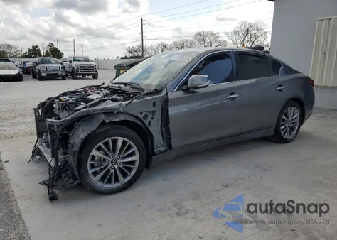 2023 Infiniti Q50 Luxe z USA, uszkodzony, nr VIN JN1EV7BP9PM510525